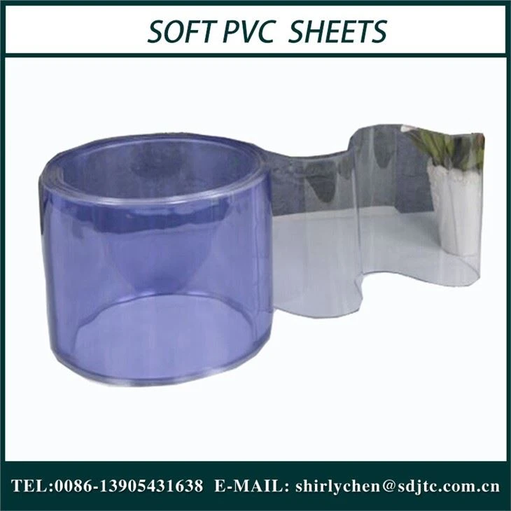 Materjal tal-purtieri tal-bibien tal-PVC trasparenti
